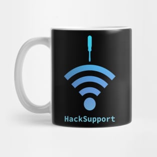 Copy of Hack-Support: A Cybersecurity Design (Blue) Mug